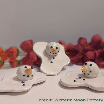 Colour My World X'mas 2025_Melting Snowman Plate